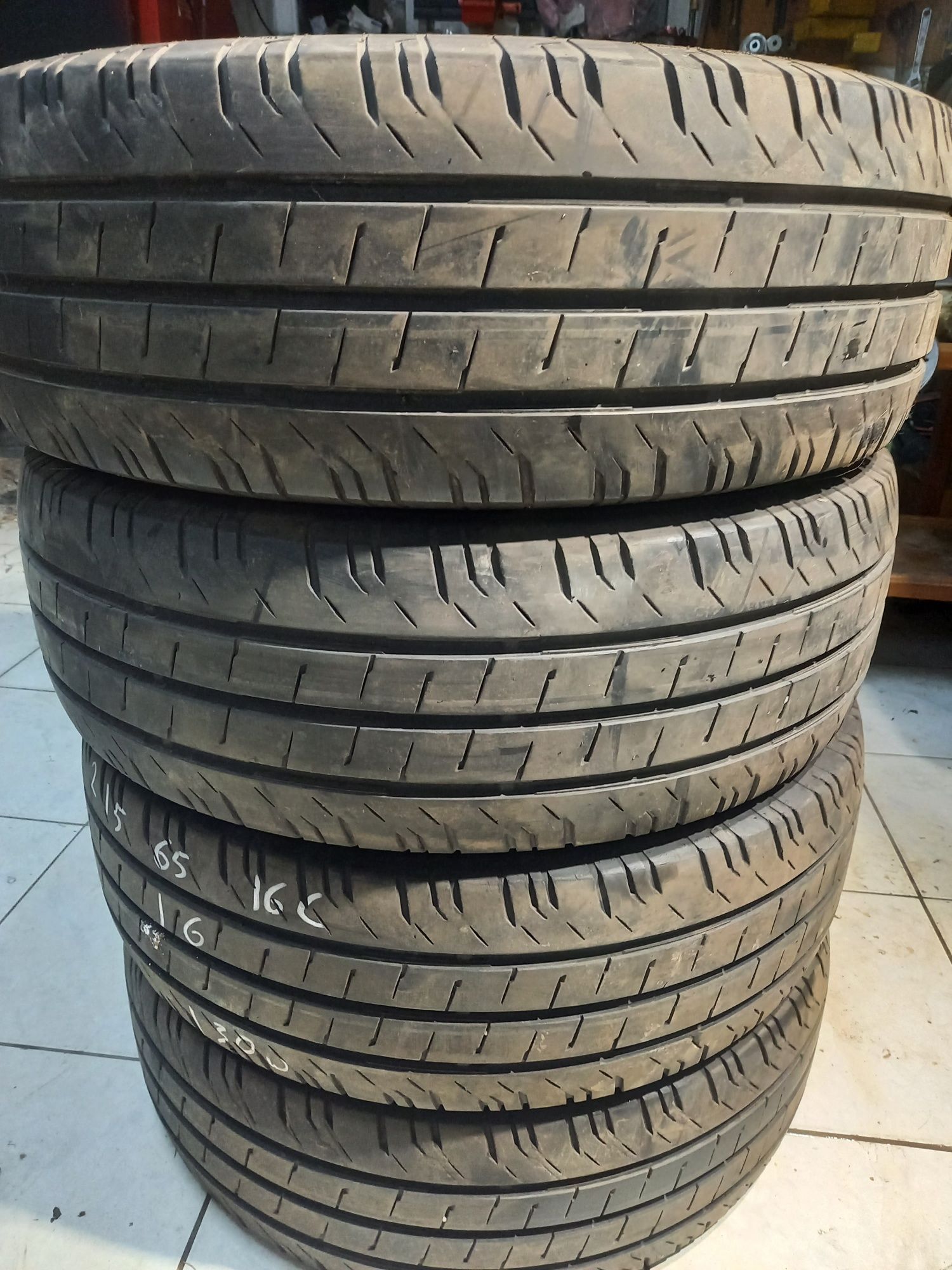 4x opony letnie 215/65r16c Continental 7mm