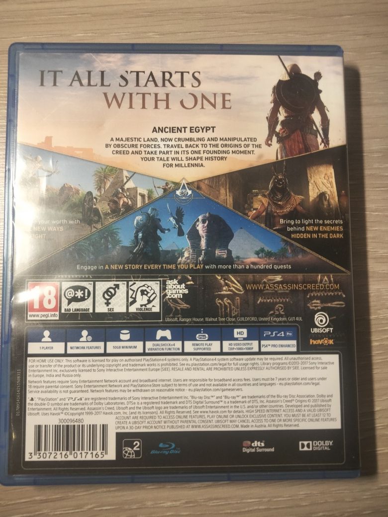 Assasin Creed Origins PS4