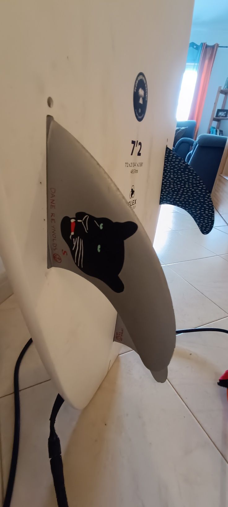 Prancha de Surf Flow Rider Mini Malibu 7.2 +Prancha de Surf Olaian 7.0