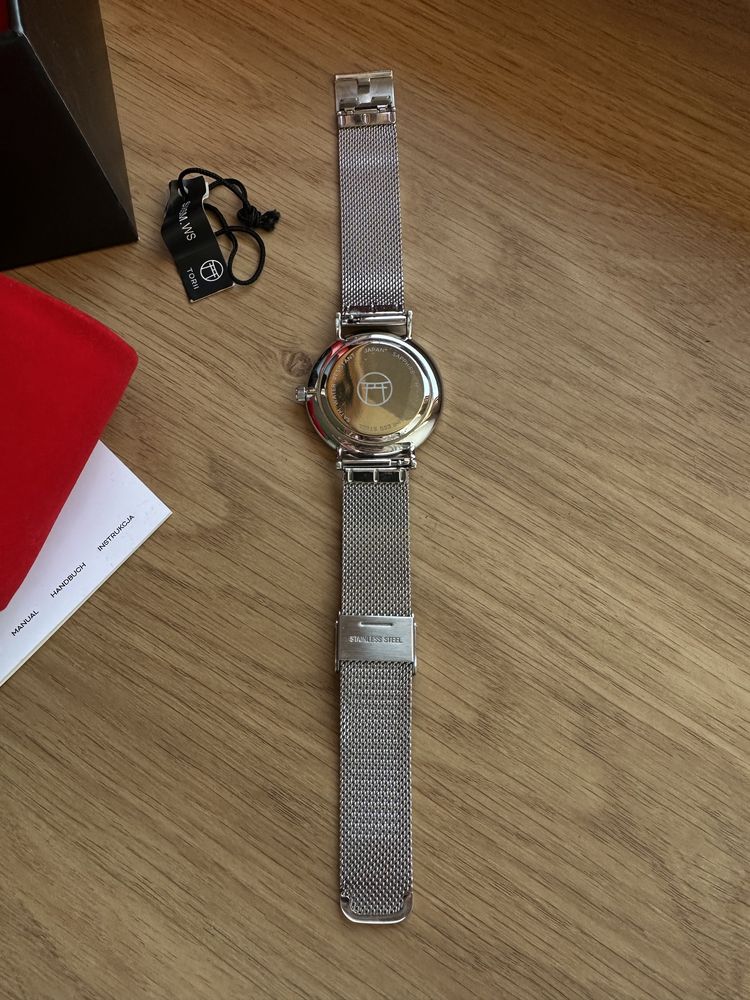Zegarek damski Torii srebrny pudełko
