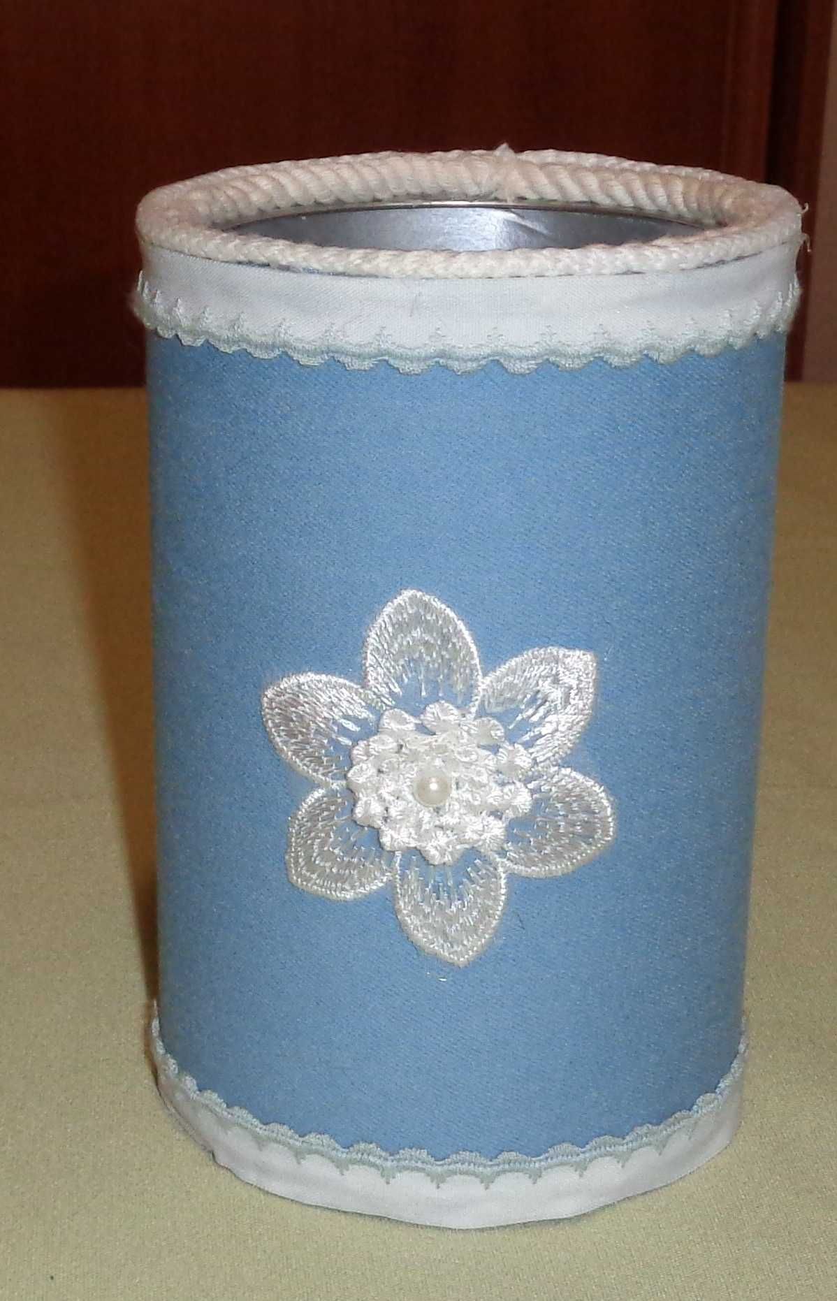 Caixa decorativa e de arrumação flor branca (NOVA)
