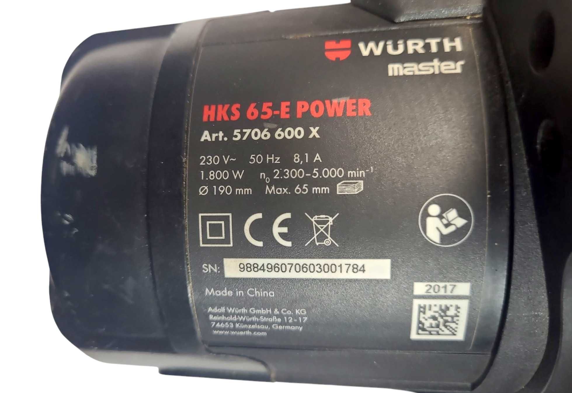 Pilarka tarczora Wurth HKS 65-E POWER