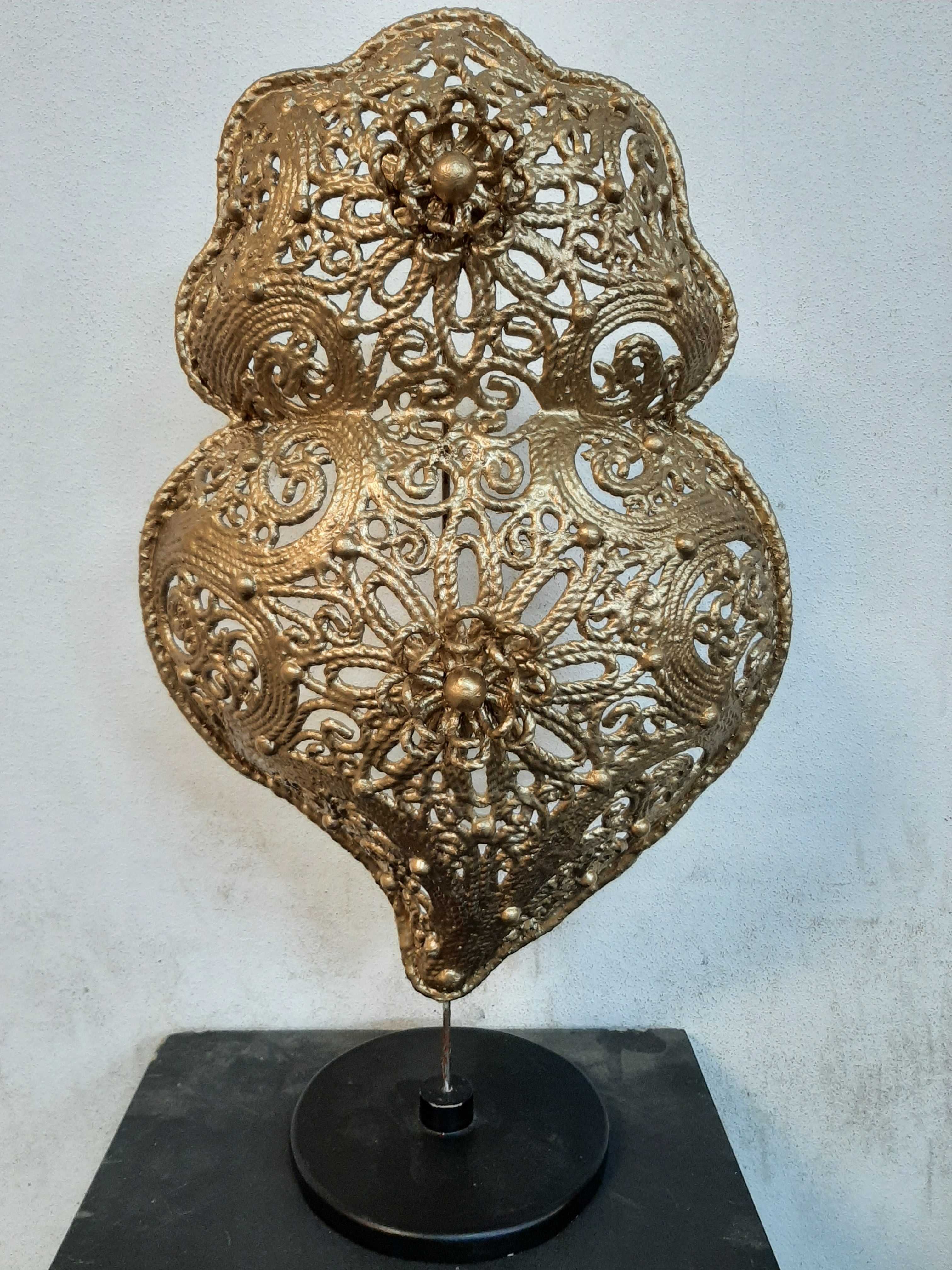 Coração de Viana em corda