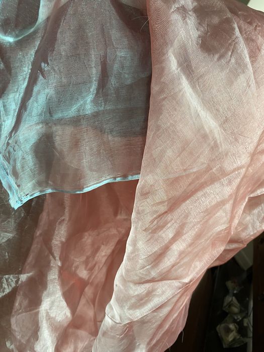 Firanka dwukolorowa cienka mgiełka 1 szt