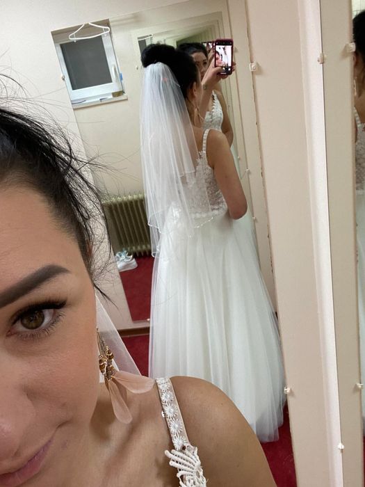 piękna suknia ślubna boho szyta na miarę