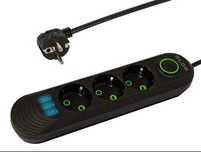 Przedłużacz-3xUSB - 3xGniazda 230v- 2m dł.