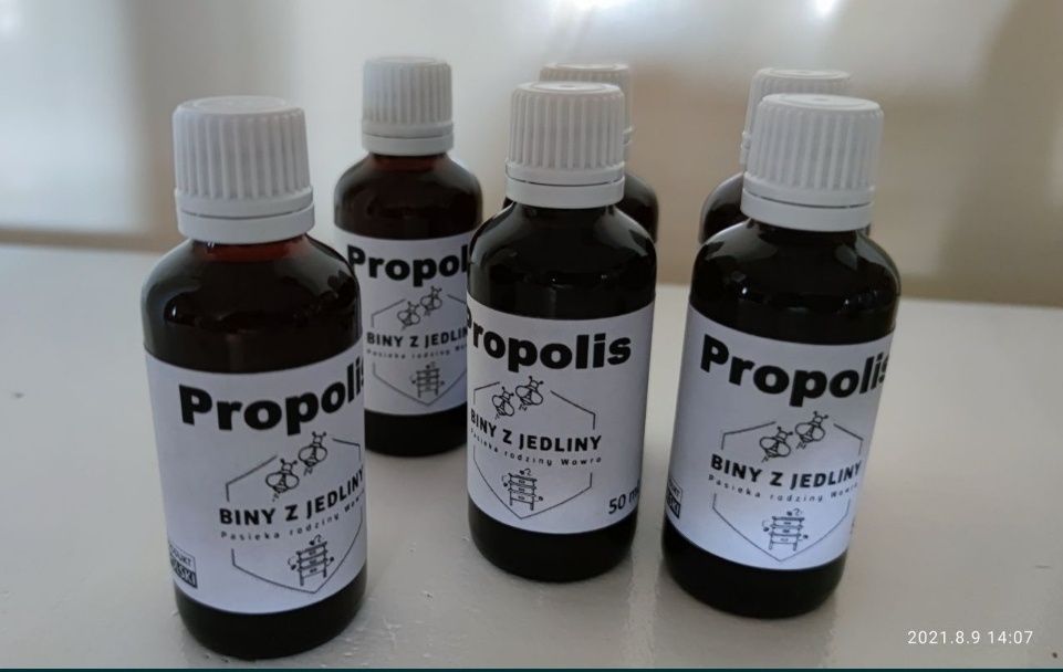 Propolis, 20% roztwór, kit pszczeli