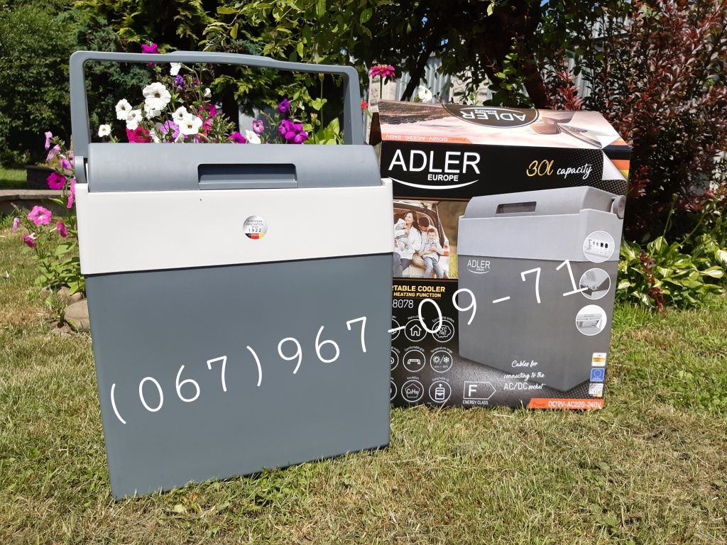 Автохолодильник з підігрівом 12-220 В, 30 л Adler AD 8078 (Польща)