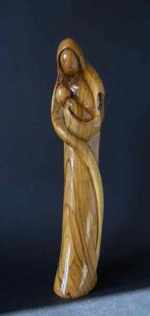 Винтажная Вифлеемская статуэтка ручной работы из оливковое дерево