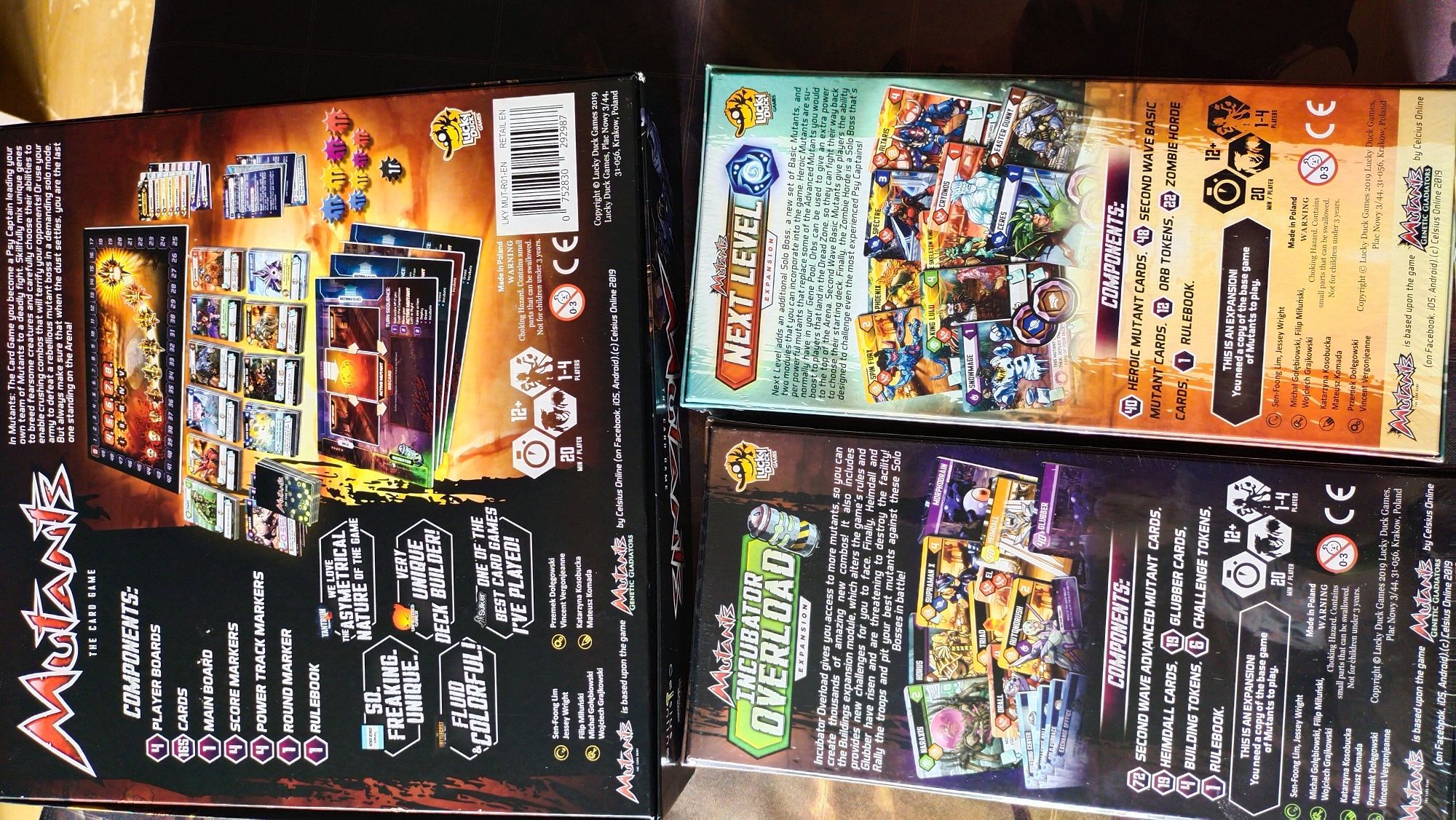 Gra Mutanci po angielsku PODSTAWKA / Mutants base game in English