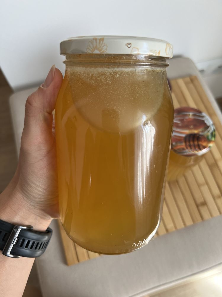 Miód wielokwiatowy 0,9 L 100% naturalny Z domowej pasieki