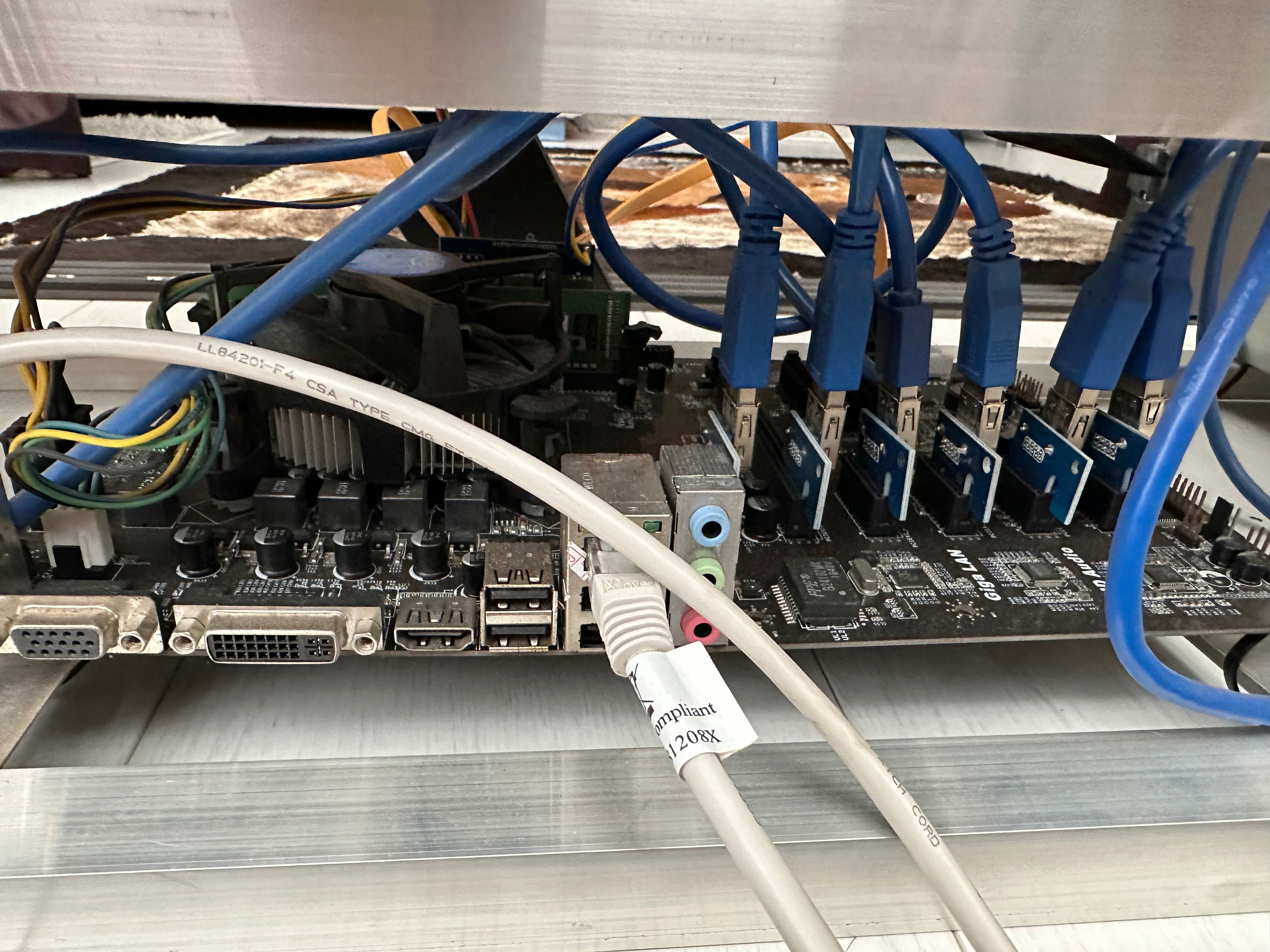 майнинг ферма rx6800xt x6