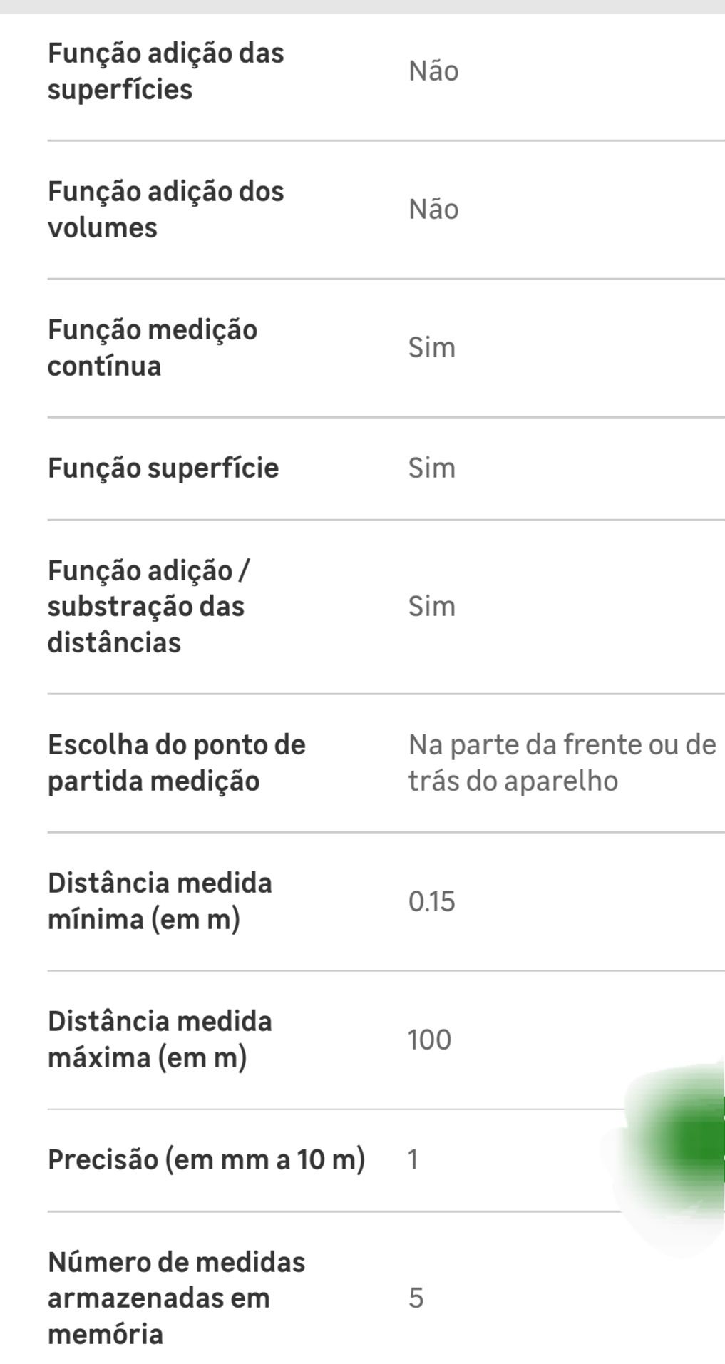 Medidor  laser de distâncias