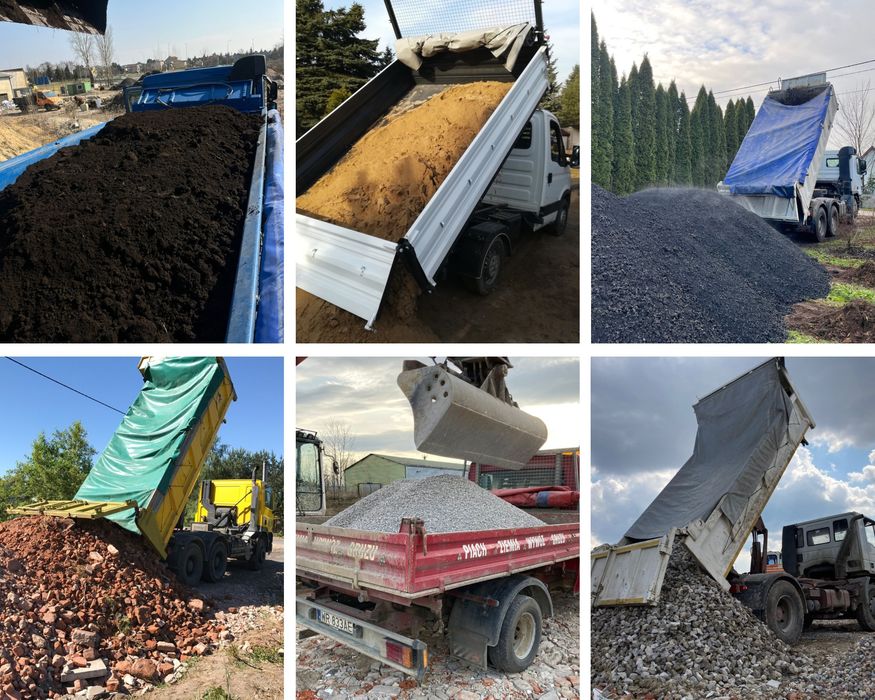 Piach • Ziemia • Kruszywo • Szlaka • Gruz •