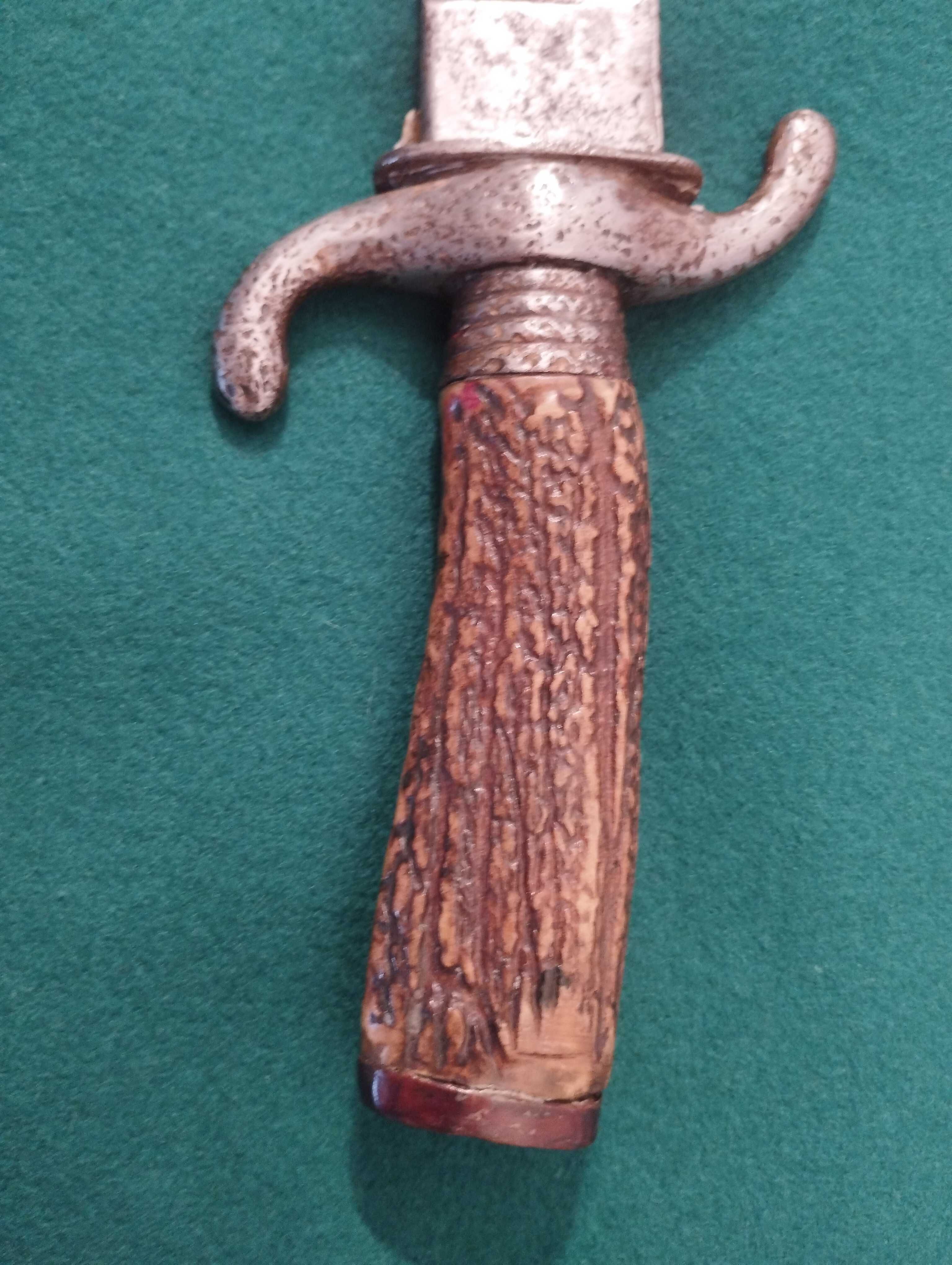 Adaga de Caça Alemã  Hirschfanger do século XIX