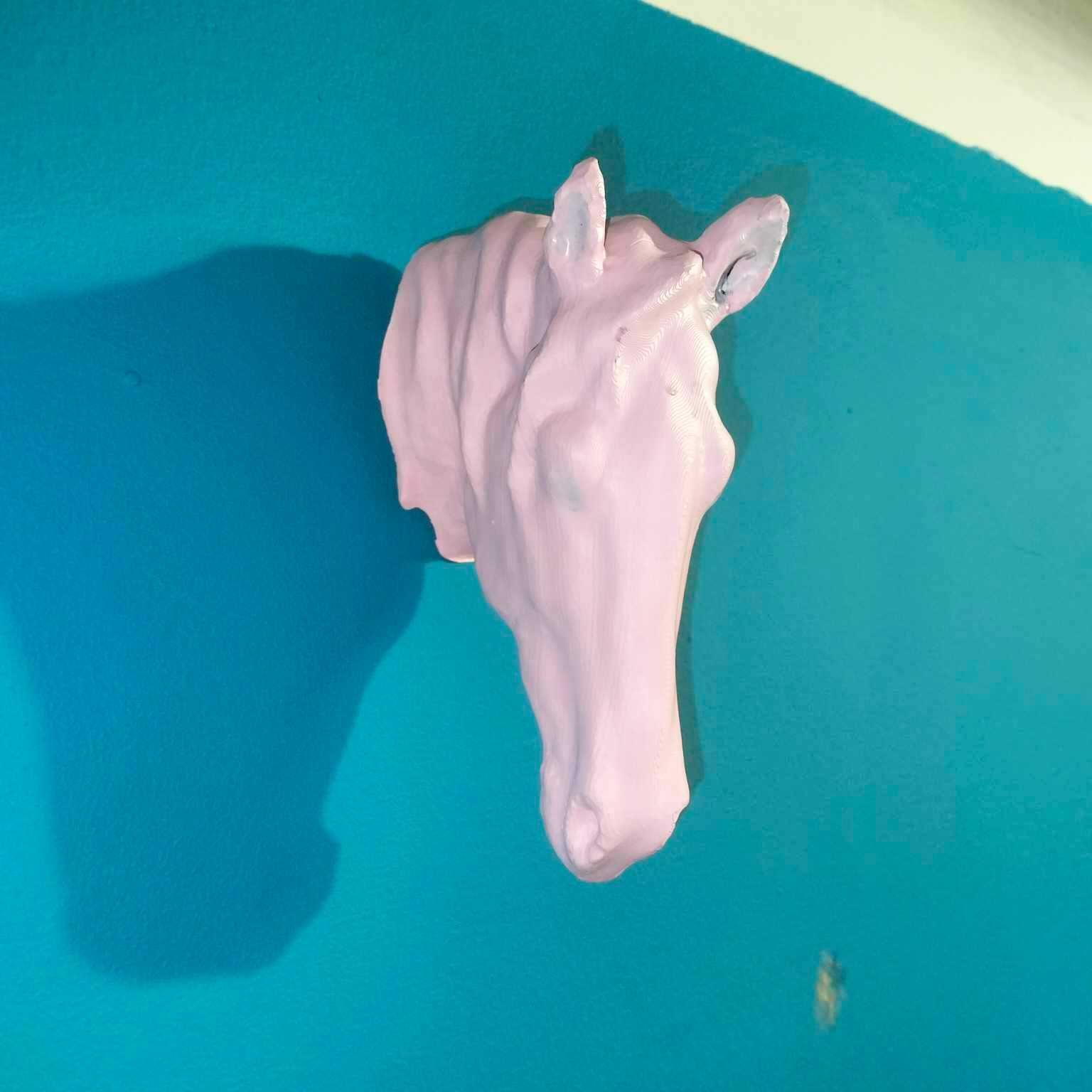 głowa konia do własnego pomalowania na  ściane