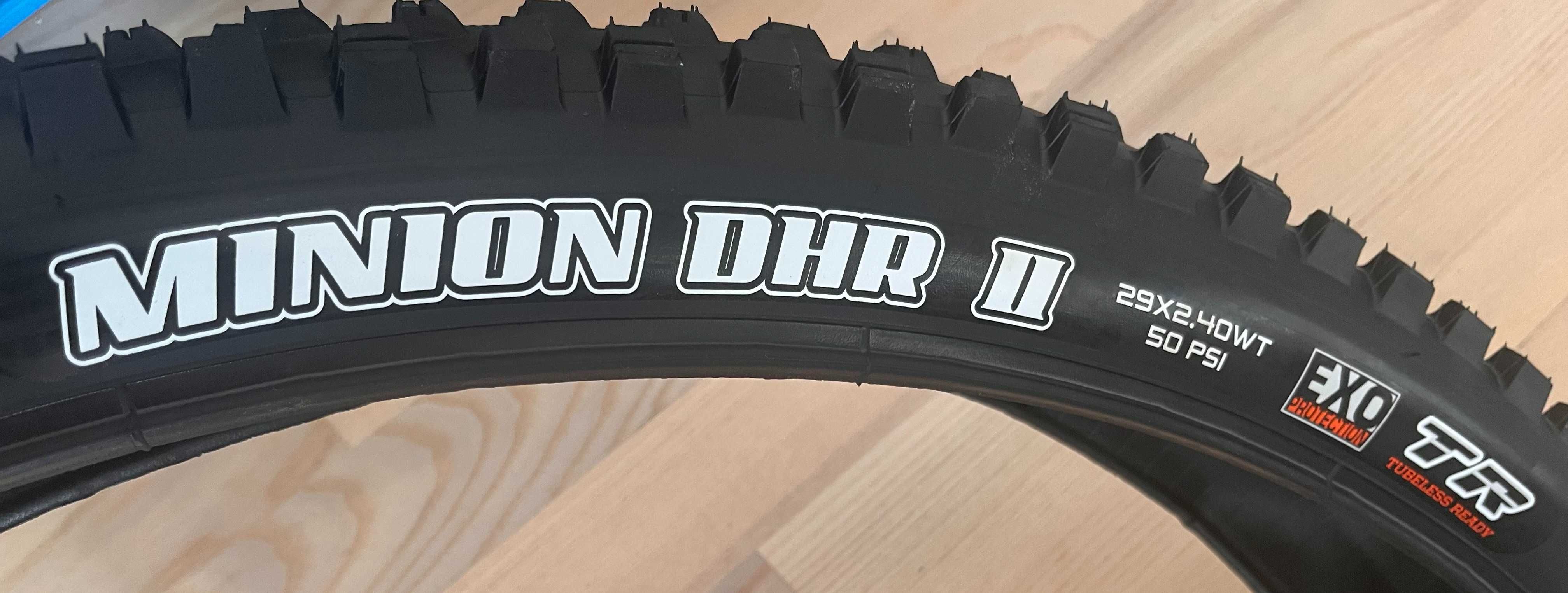 Opona Maxxis Minion DHR II 29x 2.4 WT TR Exo Dual enduro Ebike dhr tył