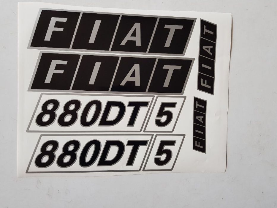 Naklejki fiat 640, 680, 680H, 880, 880DT5