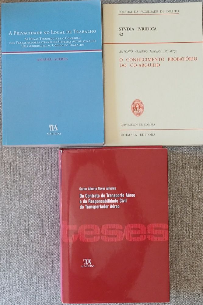 Direito 3 Excelentes livros impecáveis Vários preços