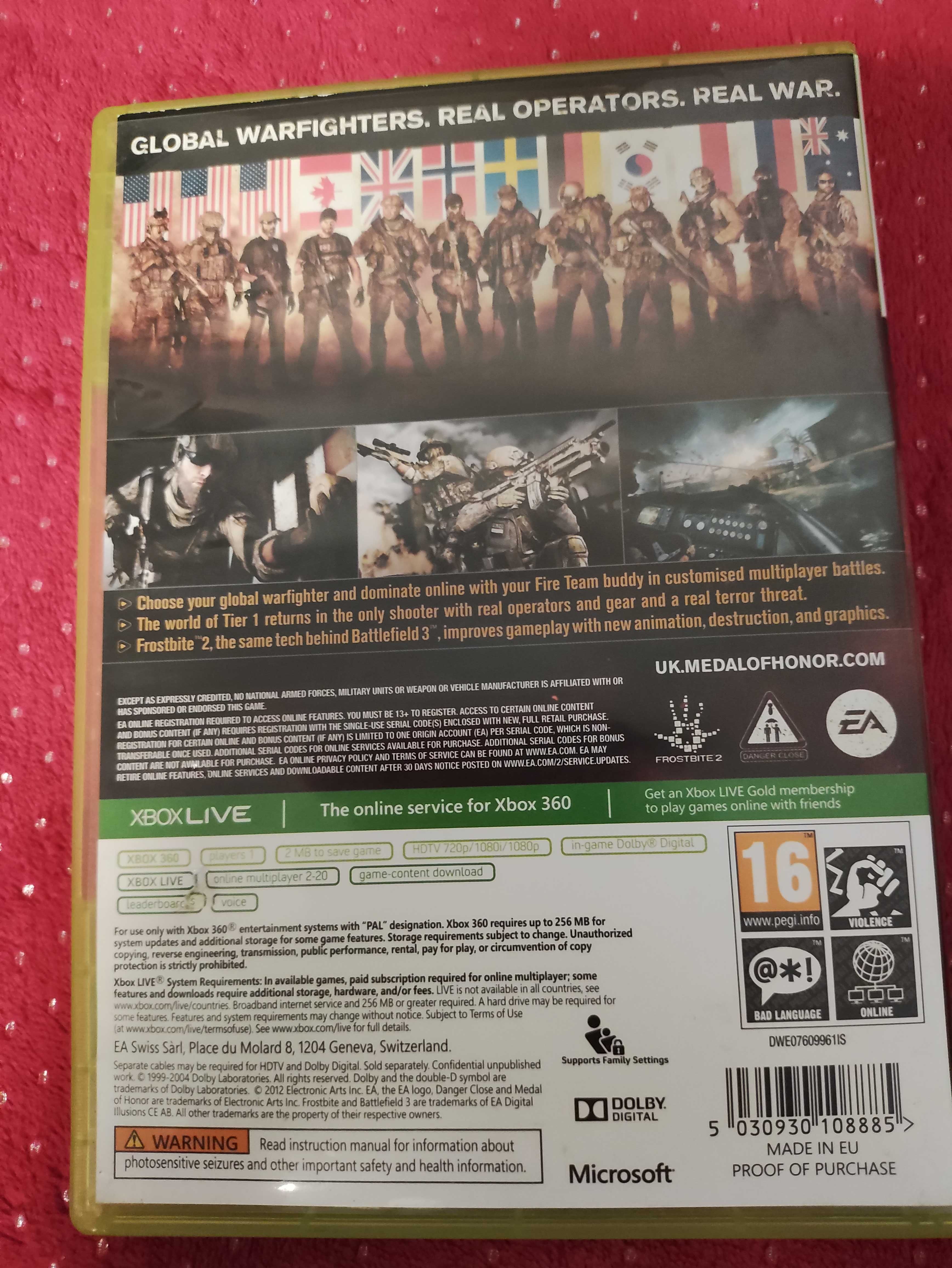Medal Of Honor Warfighter Xbox 360 X360 gra na konsolę