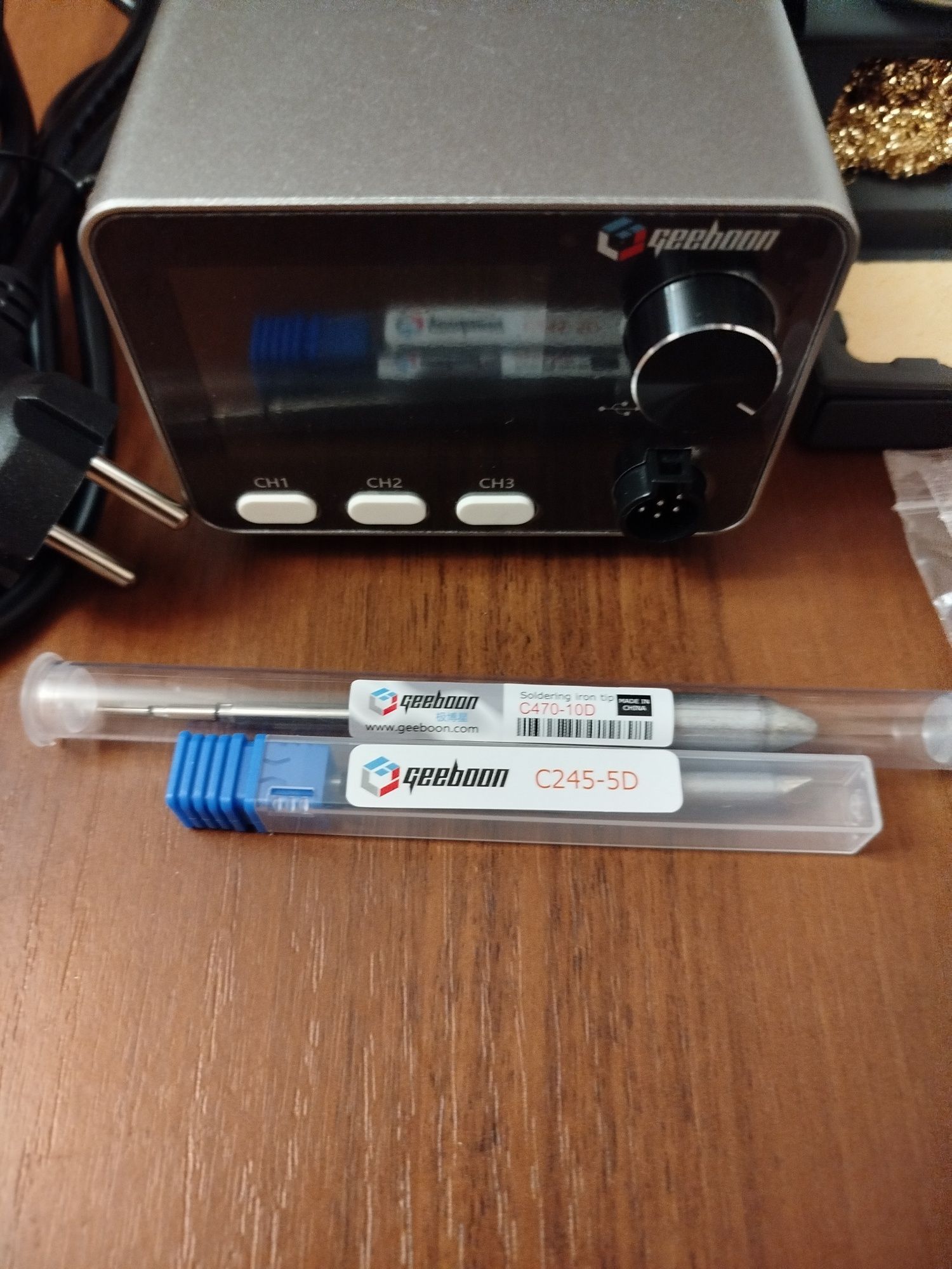 Паяльна станція Geeboon TC22 C245, HC24 C245-470