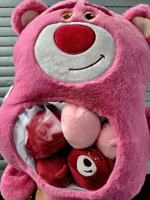 Poduszka Miś Pudding z maskotkami pluszaki nowe