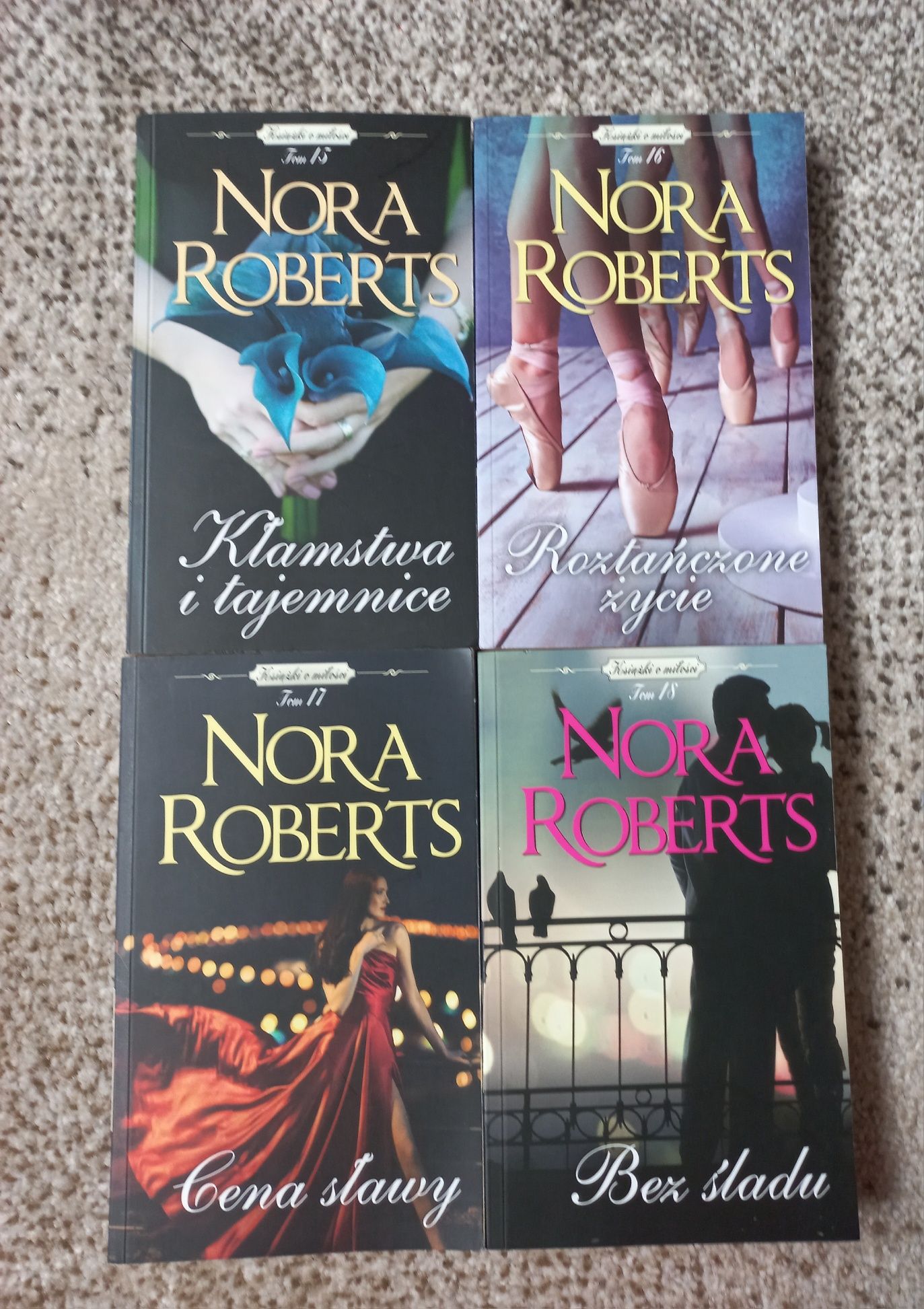 Kłamstwa I tajemnice Roztańczone ż cena sławy Bez śladu Nora Roberts