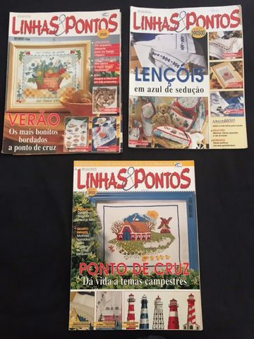 Revistas com ideias para bordados