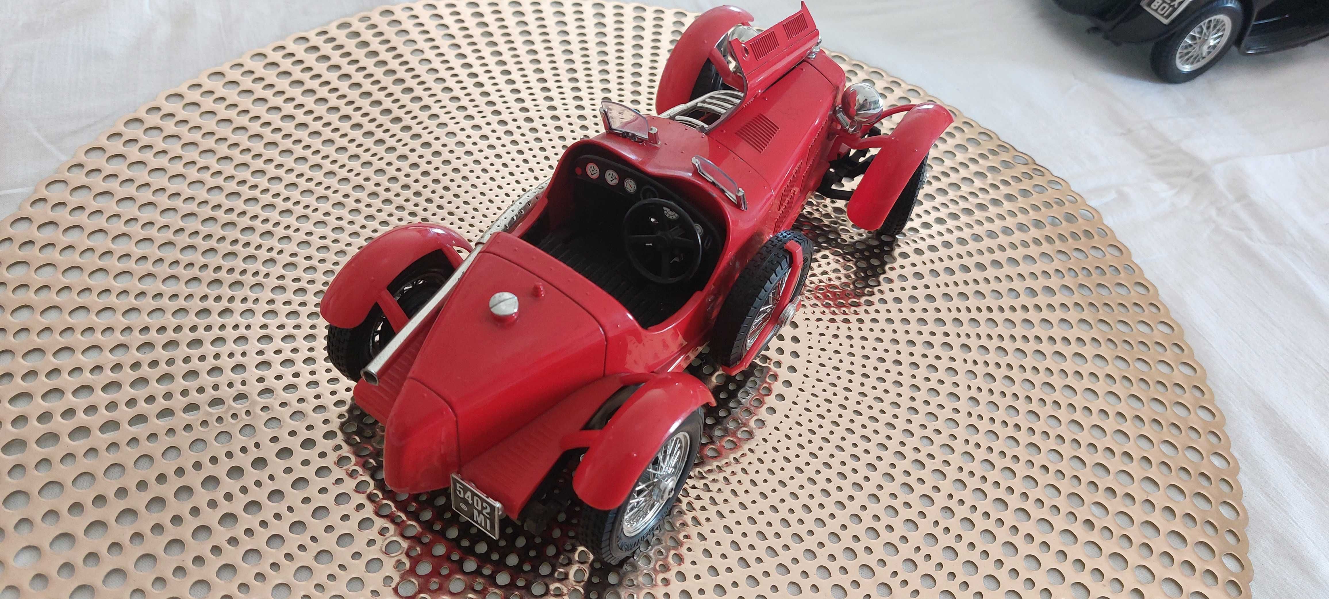 Carro burago 1/18 antigo dodge viper / alfa romeo 2300 monza