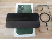 iphone 13 Alpine green 128, gwarancja do 03.2026, bateria 100, komplet