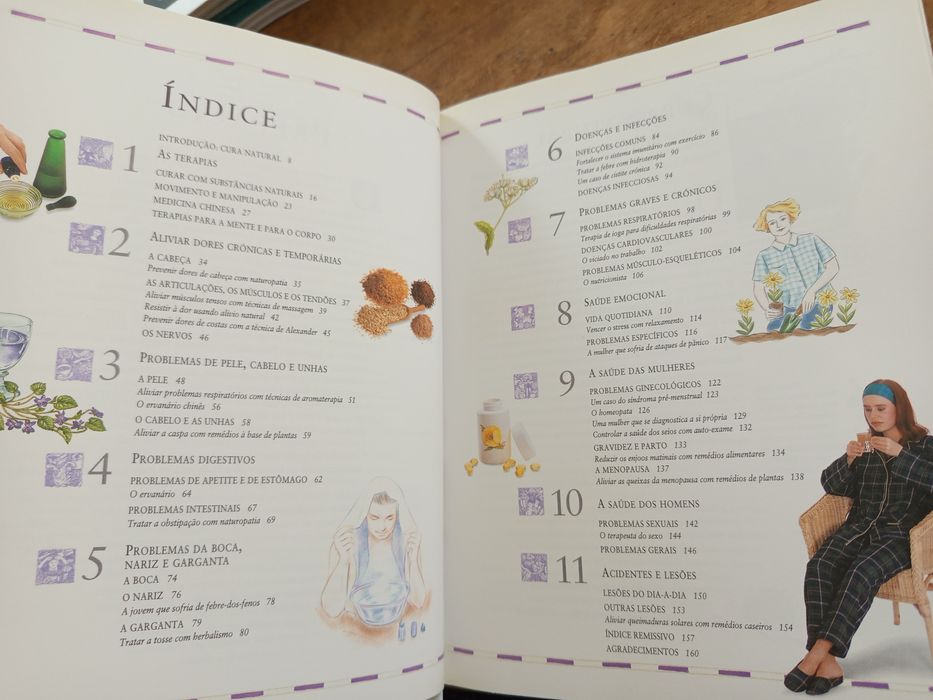 2 livros Vida Saudável - novos