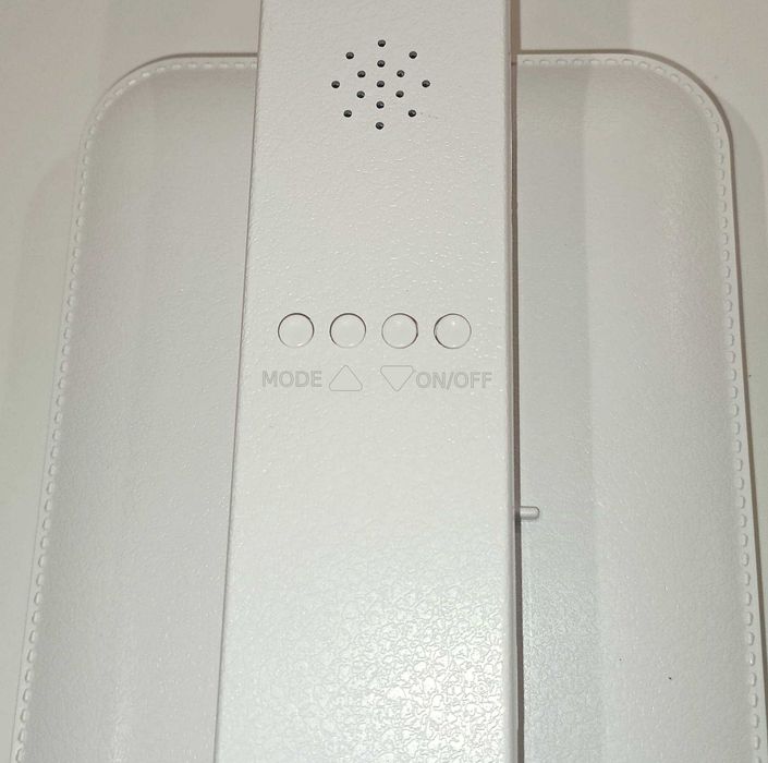 Акумуляторна настільна LED лампа 868s 10W з годинником