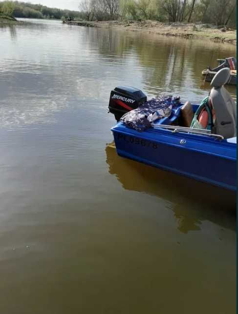 Motorówka RYBITWA plus Silnik 2005 MERCURY 60km z przyczepą zarej...