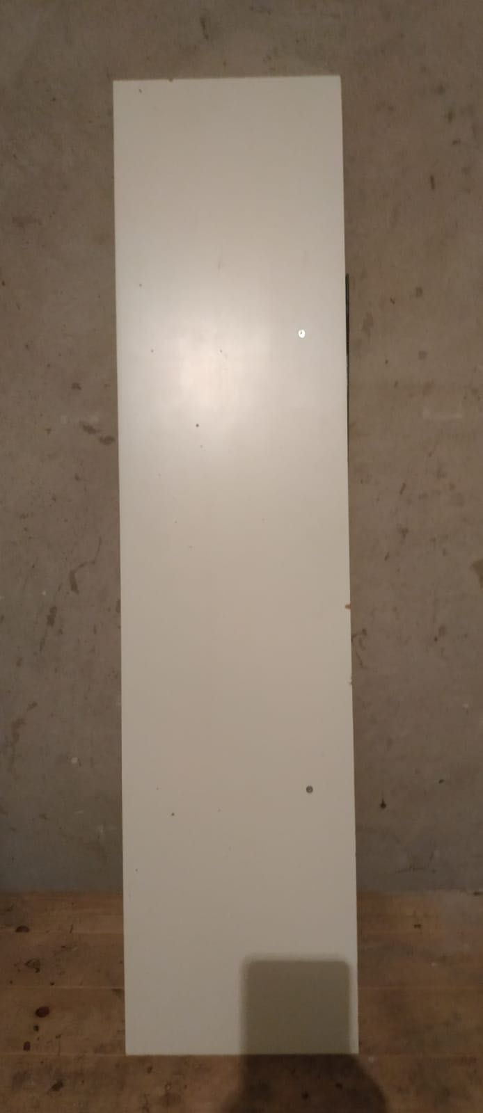 Półka ścienna biała 26x110cm toaletka wisząca na książki