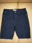 Krótkie spodenki jeansowe Zara w gwiazdki r. 116 idealne