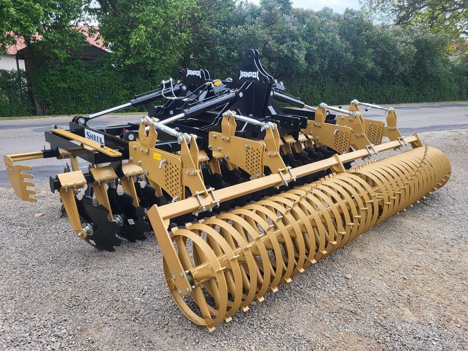 brona talerzowa hydrauliczna JANPOL SHREK 4m 560 talerz daszek 600