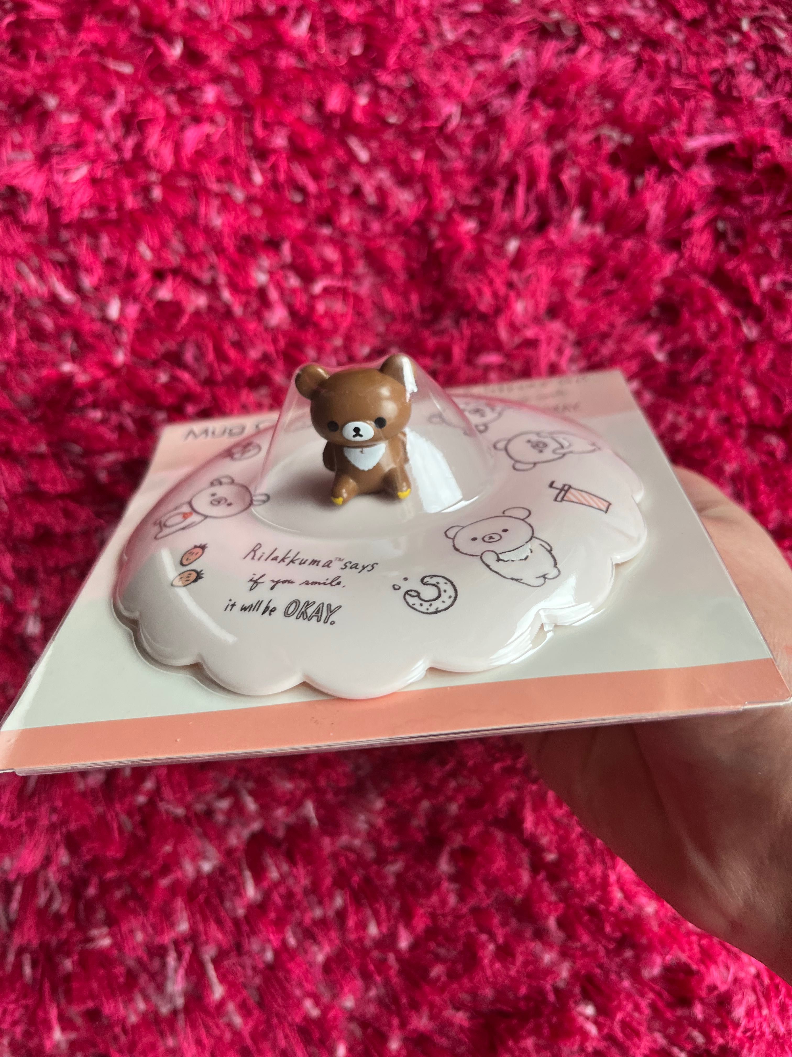 Rilakkuma San-x Sanrio Hello Kitty pokrywka na kubek
