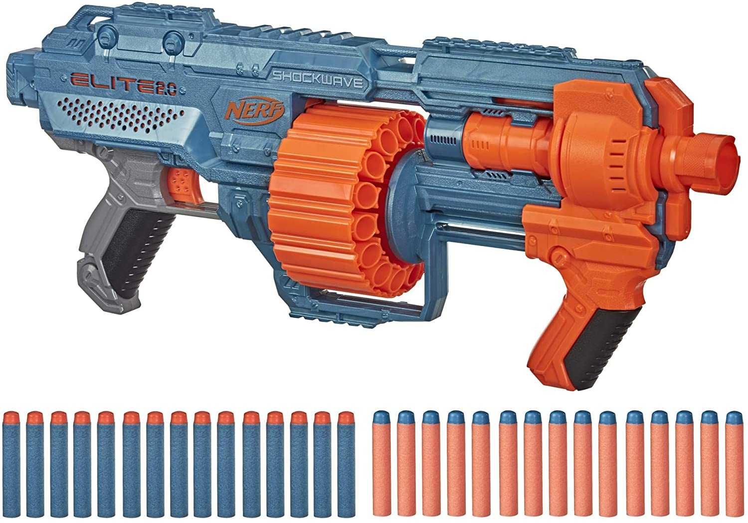 Оригінал NERF Elite 2.0 Shockwave RD-15. Бластер Нерф Еліт Шоквейв