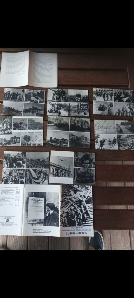 Kolekcja pocztówek PRL szlak bojowy LWP
