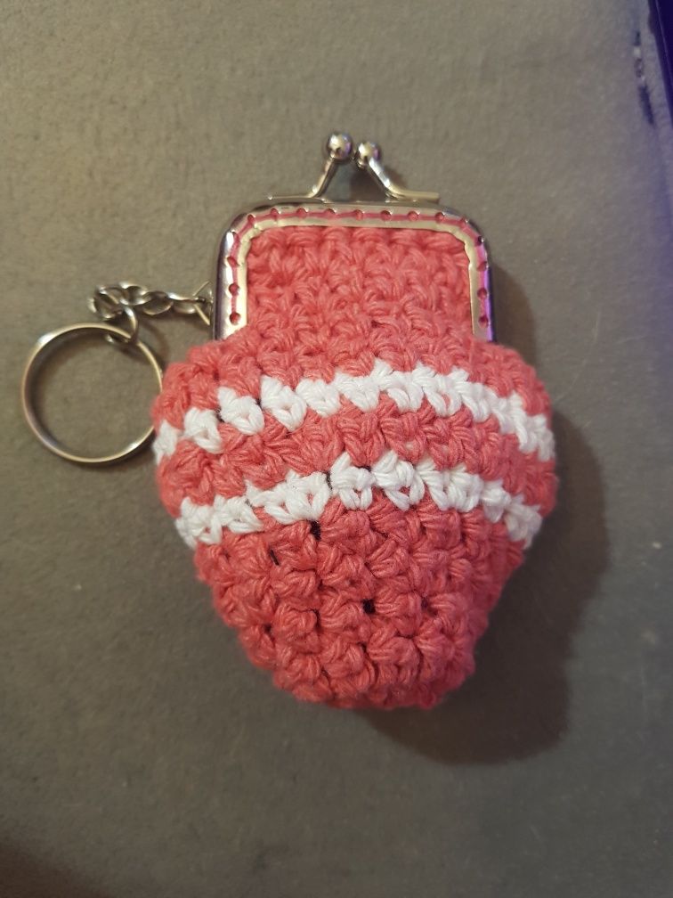 Porta moedas em crochet