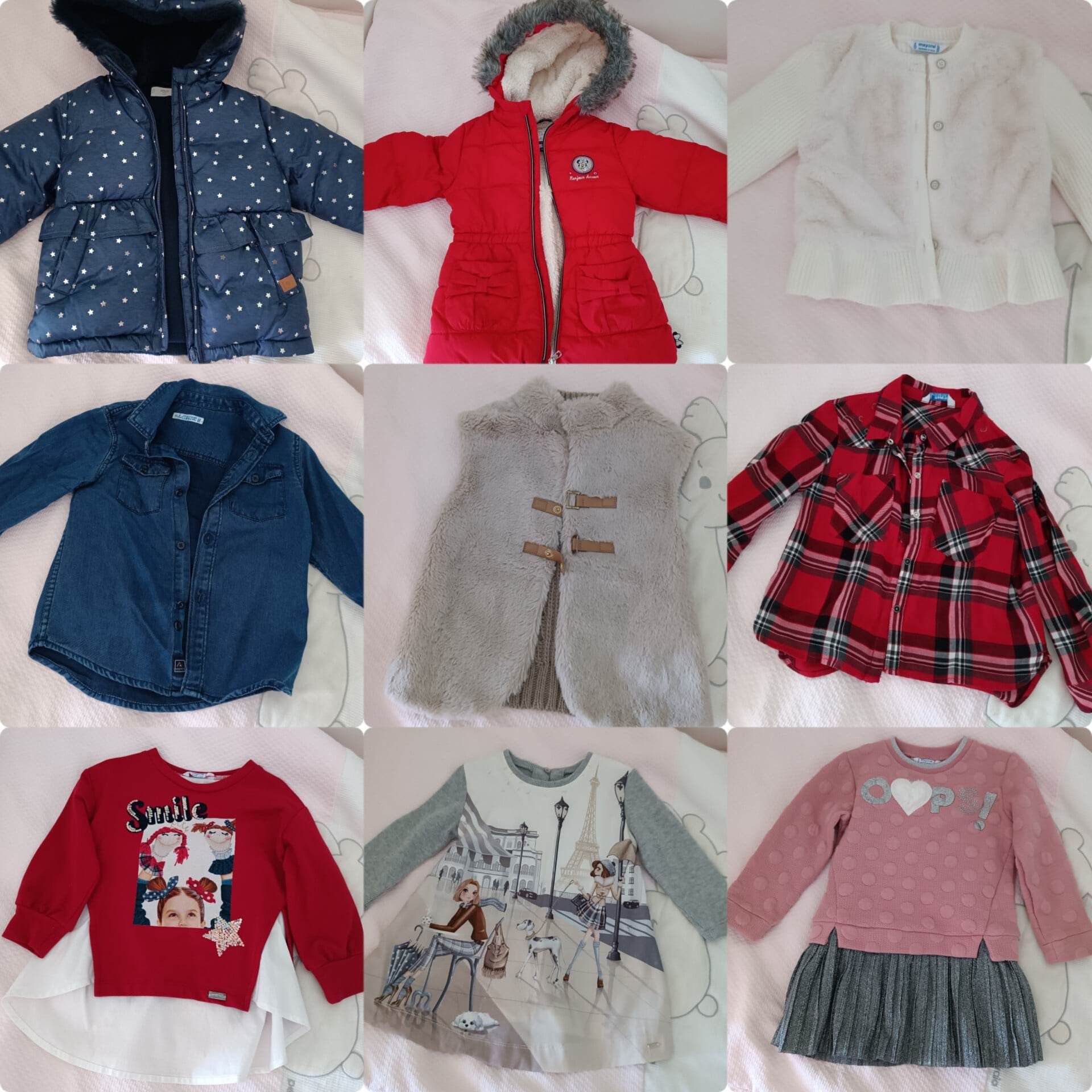 Conjunto de roupa menina 2 anos (12 peças)