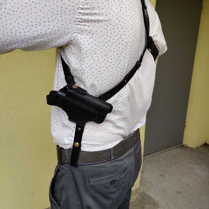 Оперативна кобура, кобура ПМ, кобура зі шкіри