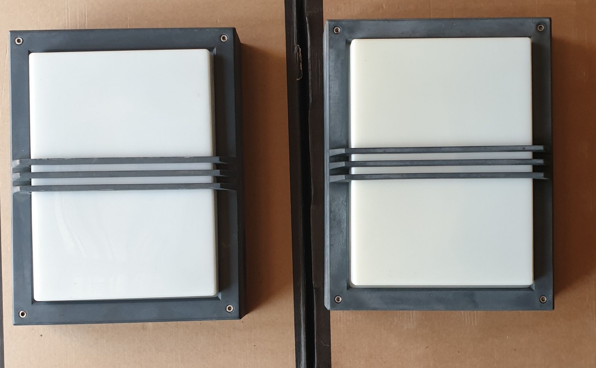 Lampa zewnętrzna 2 szt aluminium