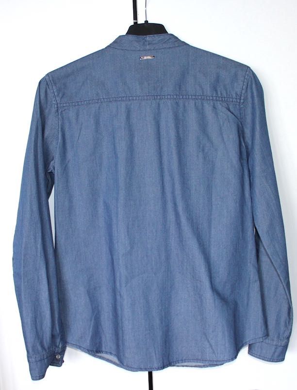 ochnik koszula jeansowa niebieska s 36 bluzka jeans xs 34