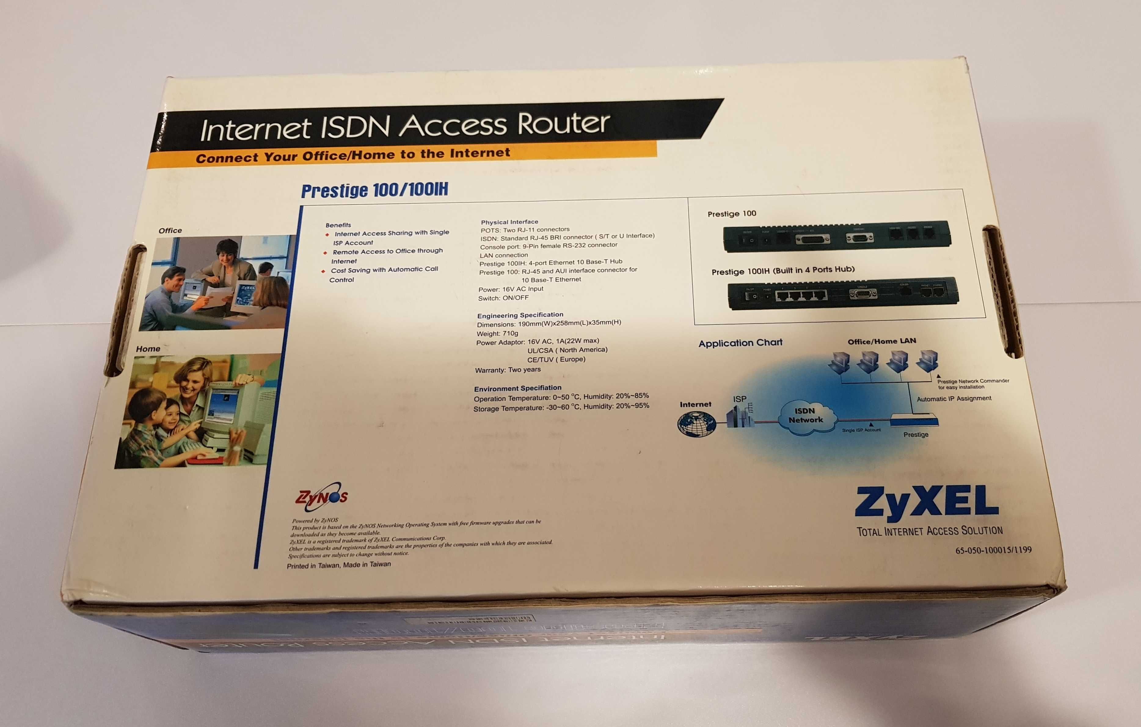 ZY XEL Prestige 100/100IH - Internet  ISDN Acess Router