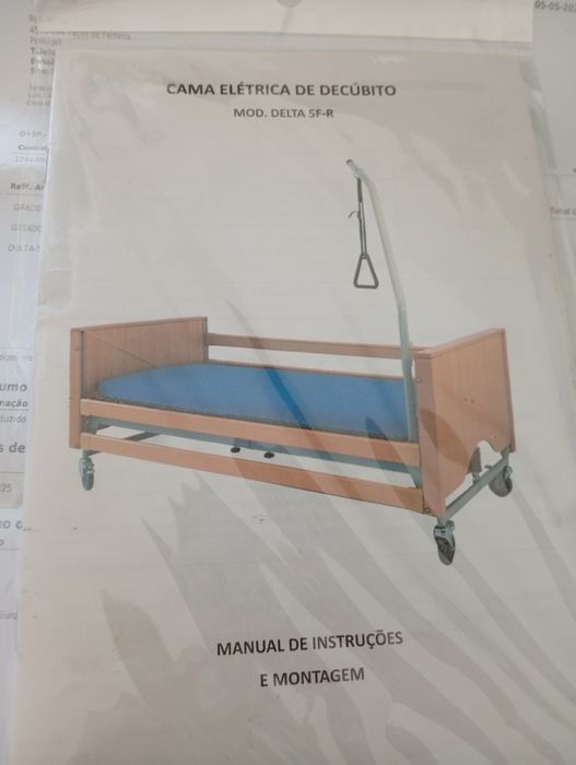 Cama articulada elétrica de decúbito