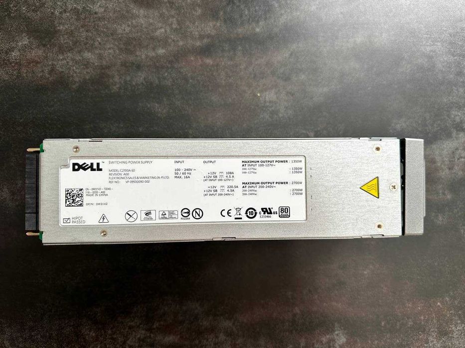 Серверный блок питания Dell C2700 S0 (ТИХИЙ)