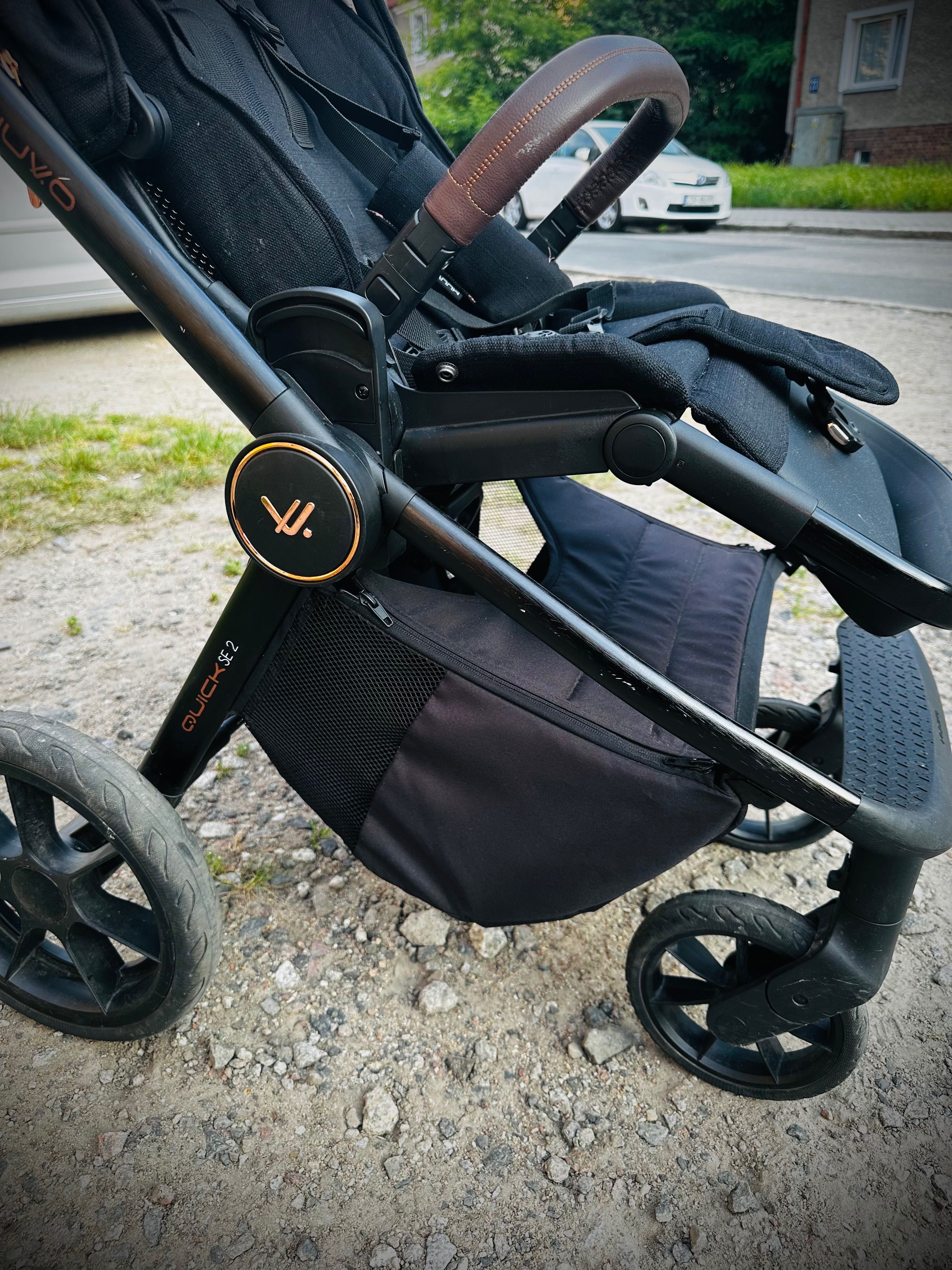 Wózek Muuvo Quick Se 2 , fotelik z baza Cybex + gratisy