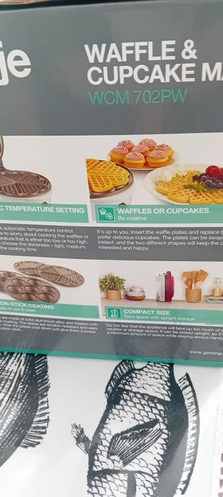 Maquina de fazer waffles nova