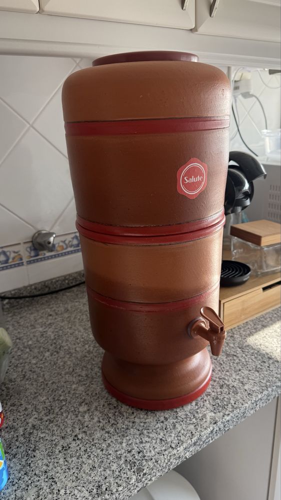 Filtro de Barro Salute 8L  - Água Pura e Fresca